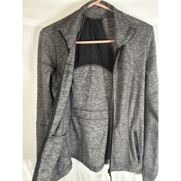 Lululemon DEFINE JACKET Size 10 LUON Heathered Gray W4557S Athletic Sculpting - Picture 5 of 8